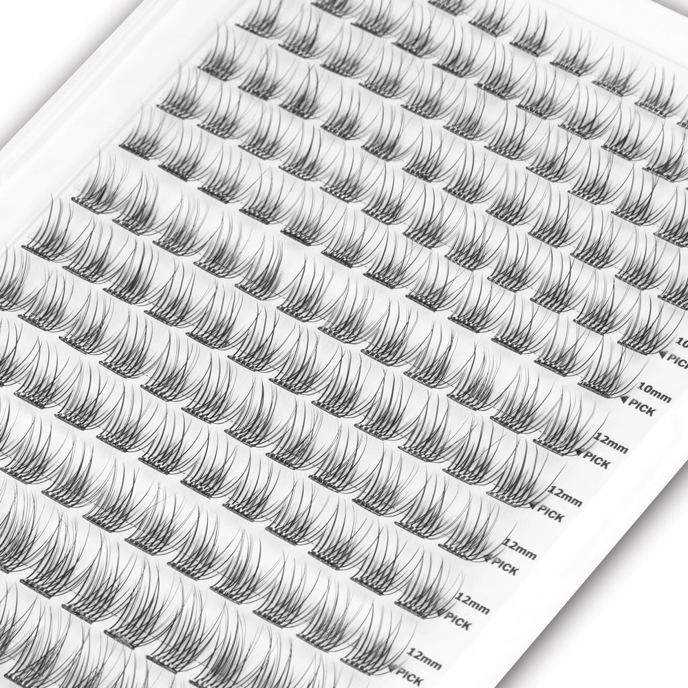 Cils auto-adhésifs WONSIS, tailles 8 à 14 mm, regards modulables.