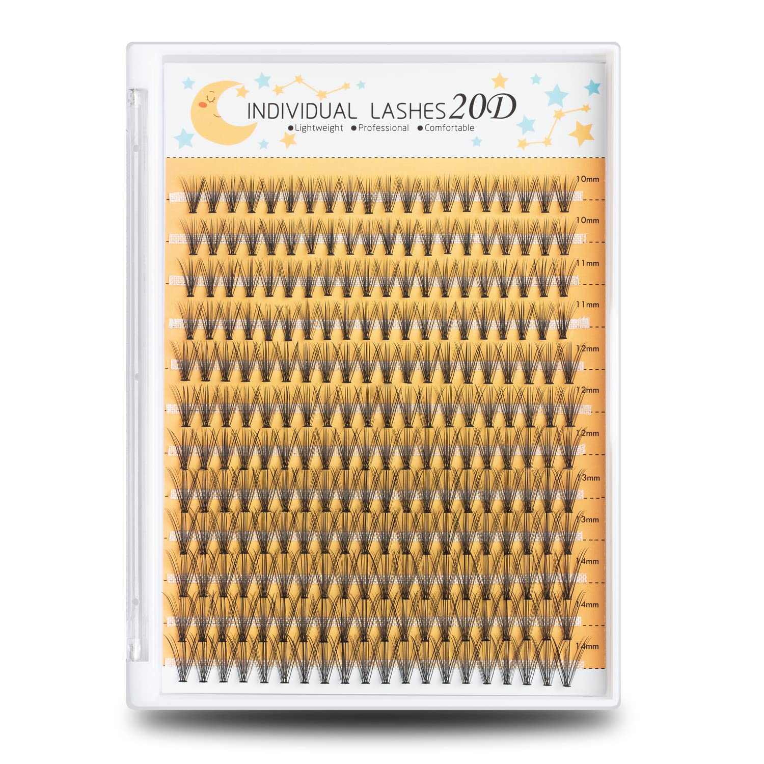 WONSIS cils-individuels 240 pièces pour un volume naturel et une pose rapide.