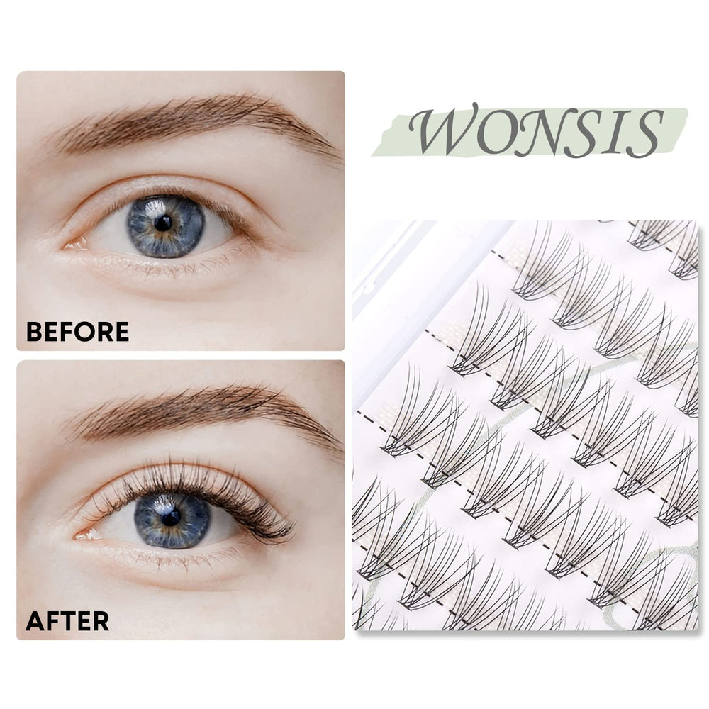 WONSIS cils longueurs variées 8-12mm pour divers styles