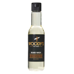 Woody's Lavage barbe bouteille visible soin hydratant et rafraîchissant