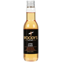 Woody's Aftershave Tonique, bouteille rafraîchissante, apaise la peau après rasage