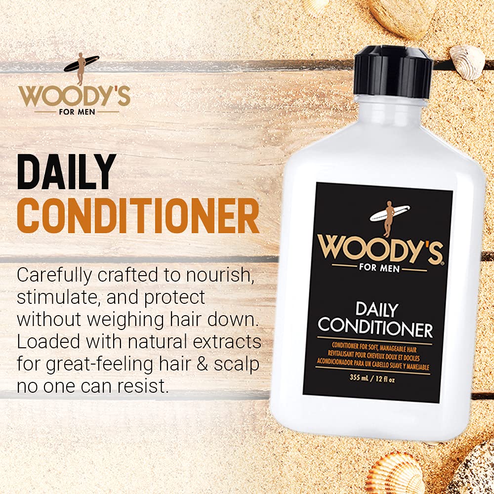 Woody's appliquer-conditionneur cheveux homme – usage rapide et facile