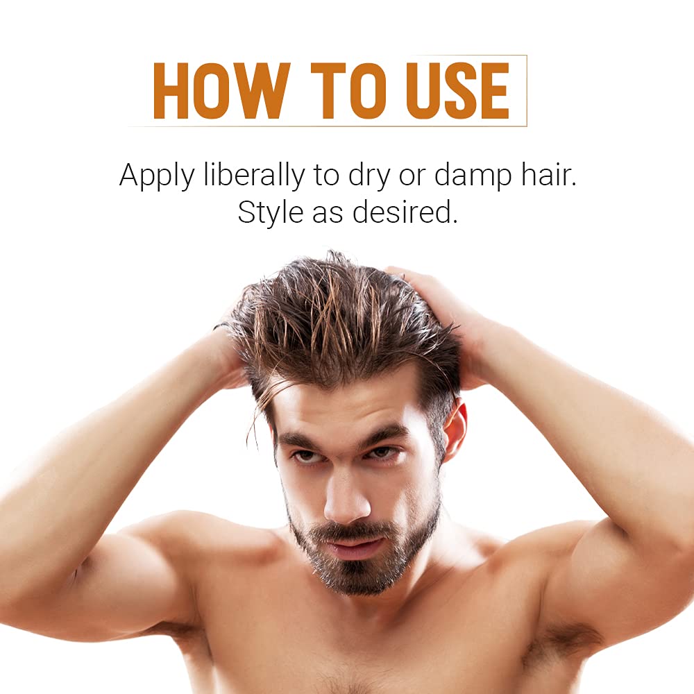 Woody's Gel Coiffant – convient à tous types de cheveux.