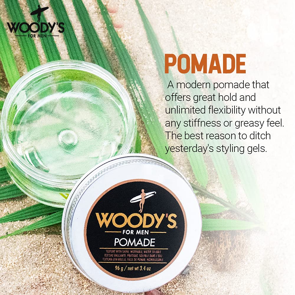 Texture riche de la pommade Woody's avec finition mate.