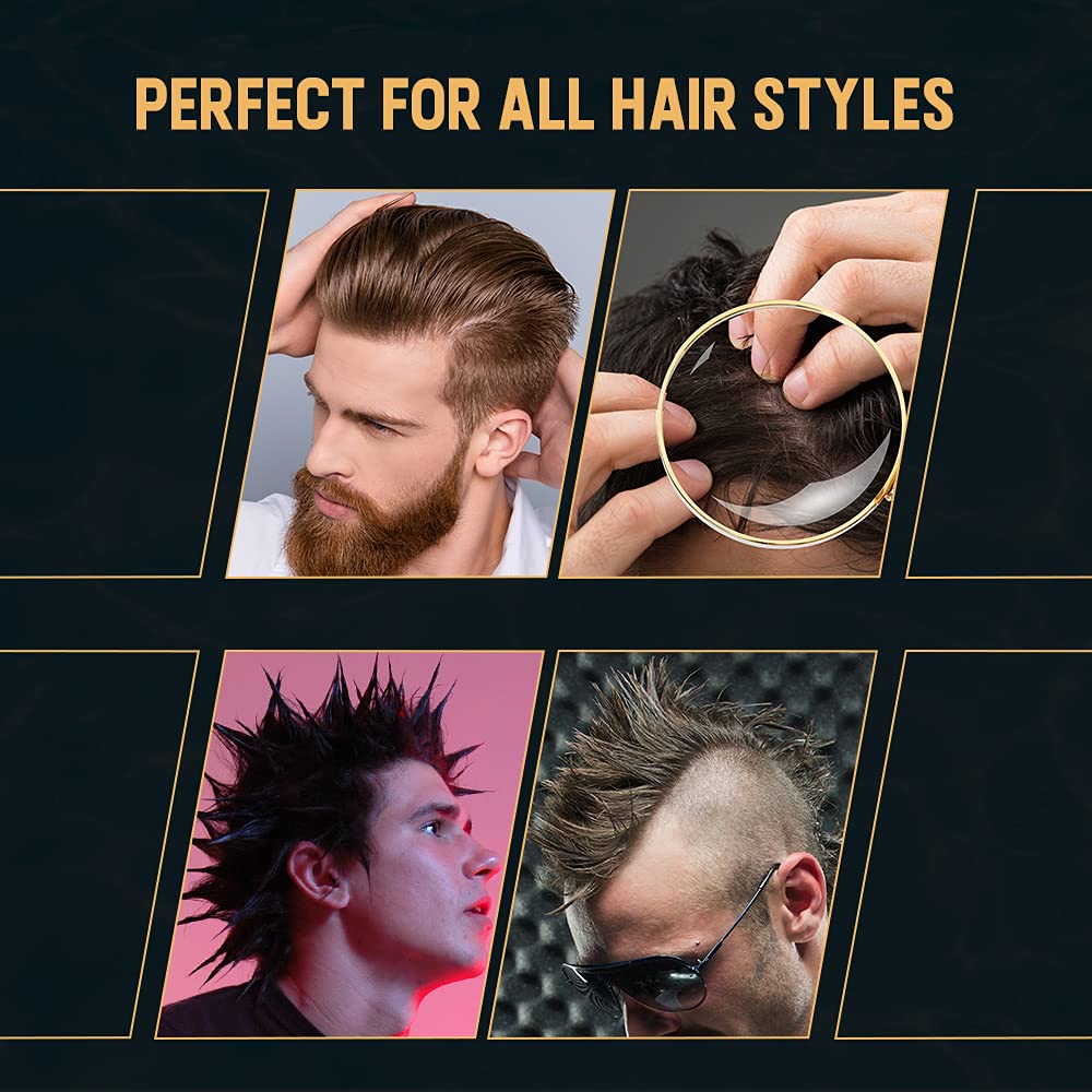 Woody's gel on finished style demonstrates residue-free, clean appearance.