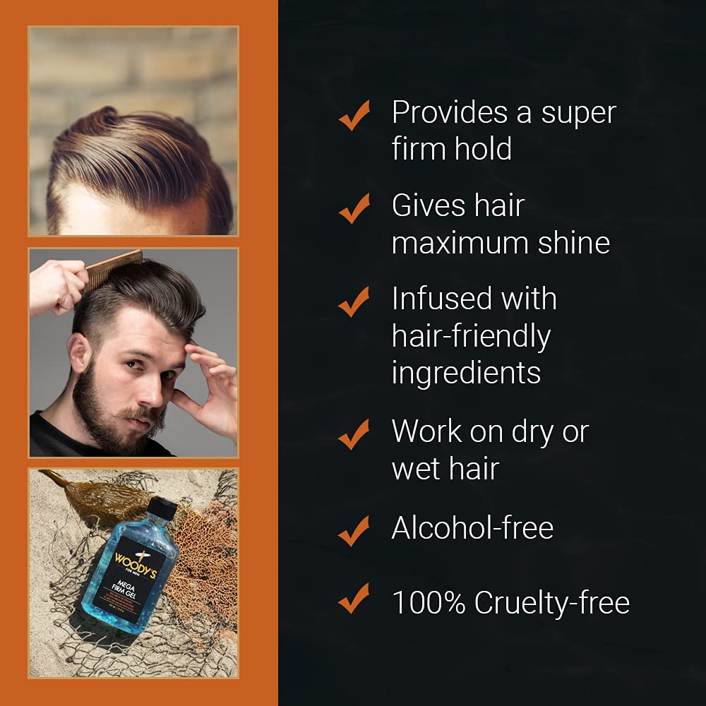 Maintien ferme et contrôle accrue avec Woody's Mega Firm Gel.