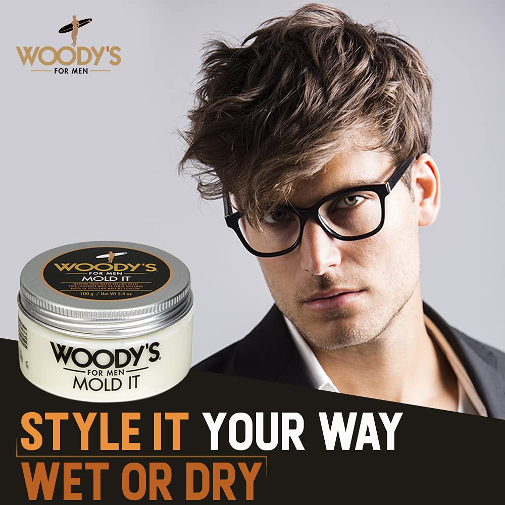 Woody's Mold It Matte: prise-en-main facile pour réajuster le style en journée.