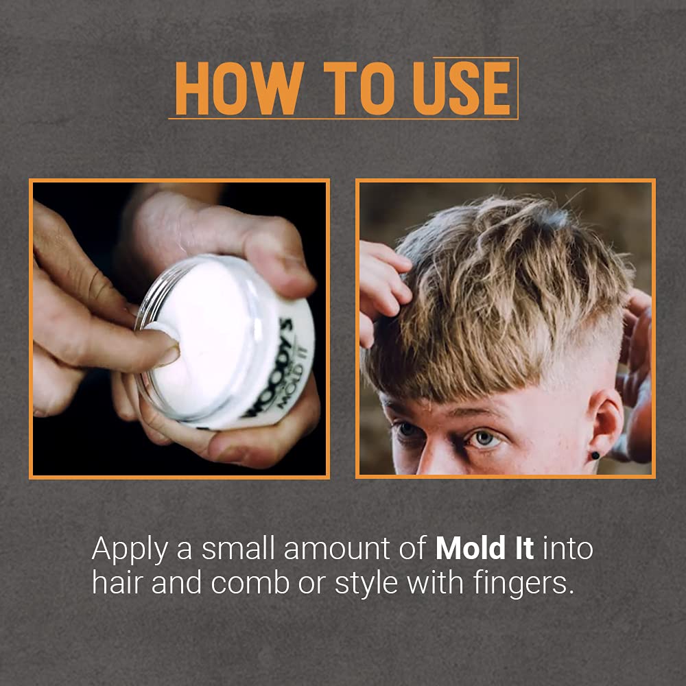 Woody's Mold It Matte: styling flexible pour changer de look sans effort.