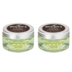 Woodys Pomade, pack double, tenue durable et style soigné à découvrir