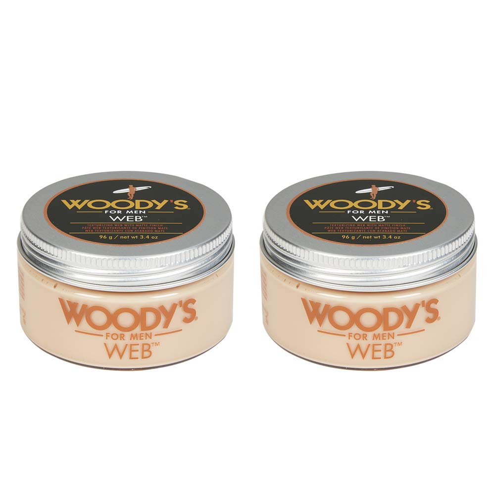Woody's Web Clay Pomade : bouteille pratique pour un style modulable