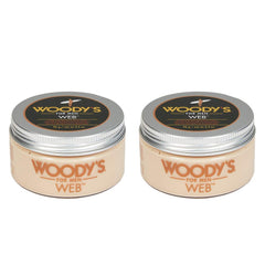 Woody's Web Clay Pomade : bouteille pratique pour un style modulable
