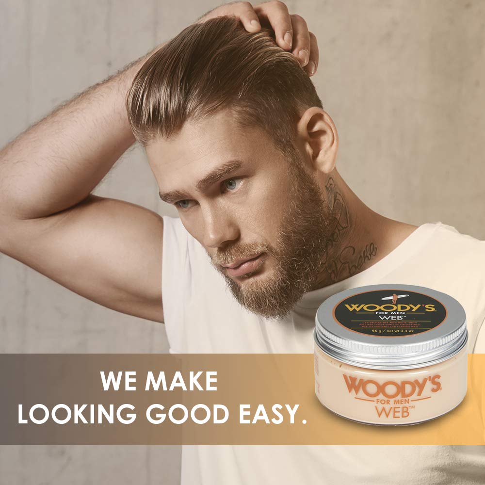 Woody's Web Clay Pomade : pack double pour garder le style toute la journée