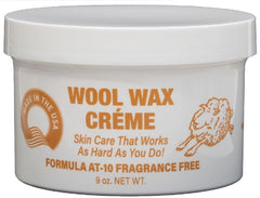 Crème Wool Wax en pot de 9 onces, soin hydratant pour la peau.