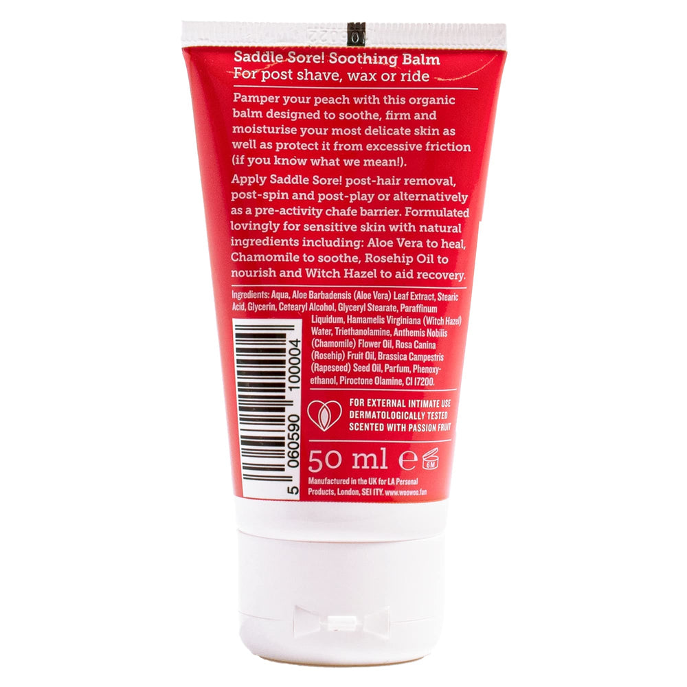 WOOWOO soin anti-irritation pour zones intimes, réduction de frottement et inconfort.