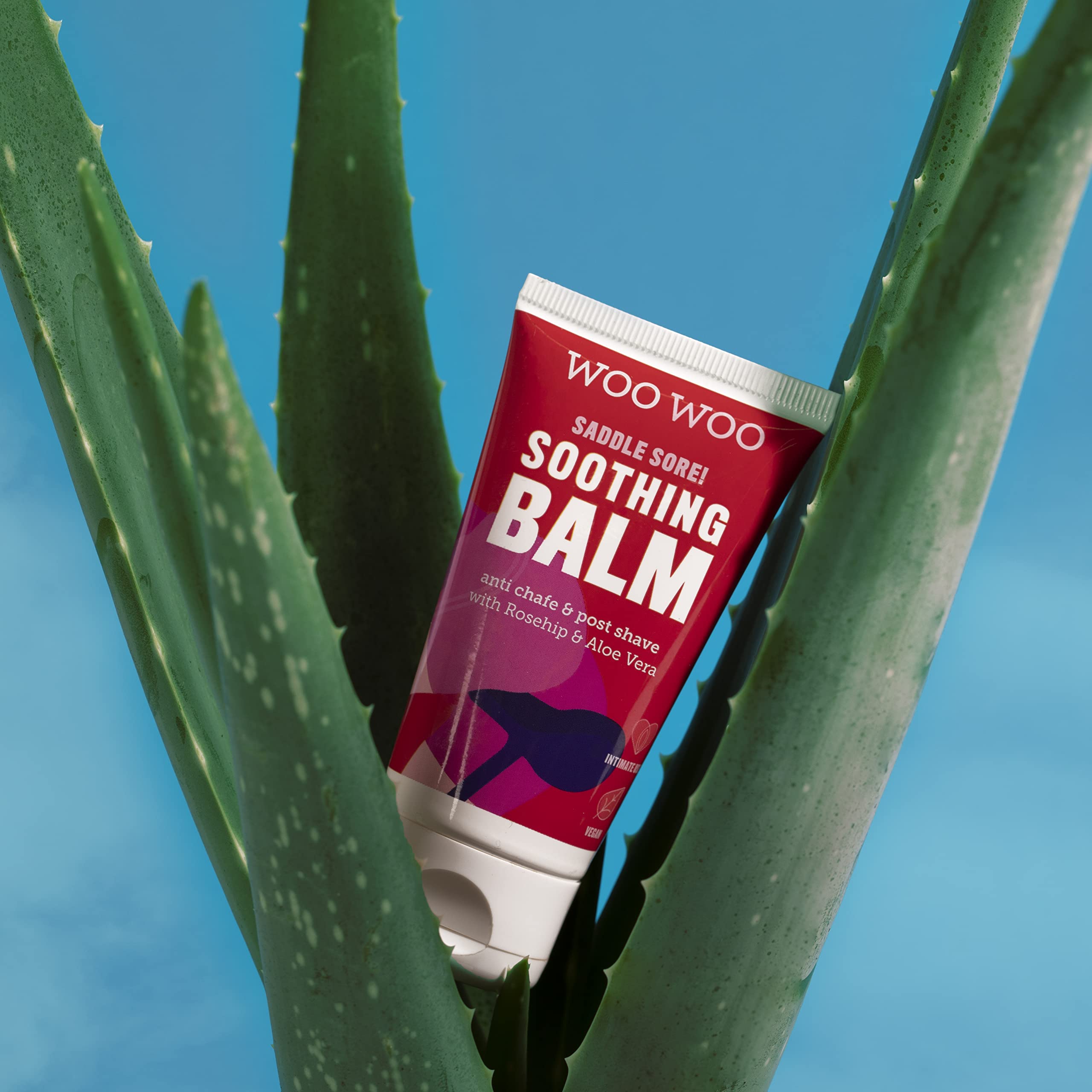 WOOWOO extrait de camomille apaisant la peau et réduisant irritations mineures.