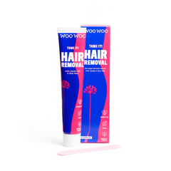 Woowoo Tame It! Crème dépilatoire intime en flacon, épilation en douceur au bain.