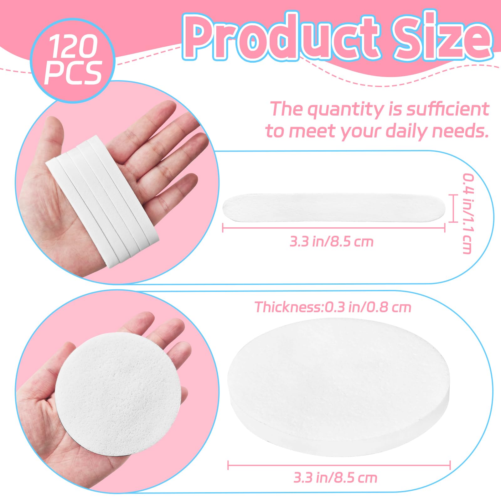 Éponge visage compressée Woozettn absorbante et légère pour le soin quotidien.