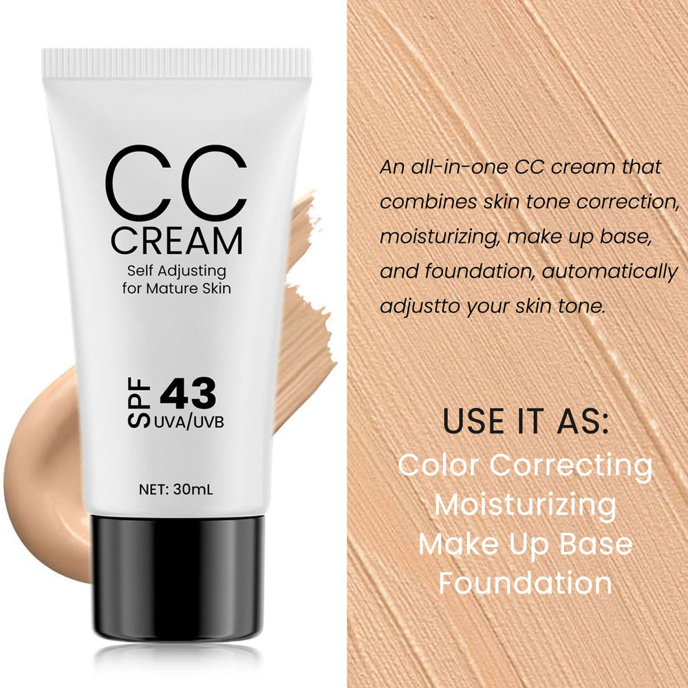 WOPPOE CC Crème – SPF 43 et protection solaire adaptée.