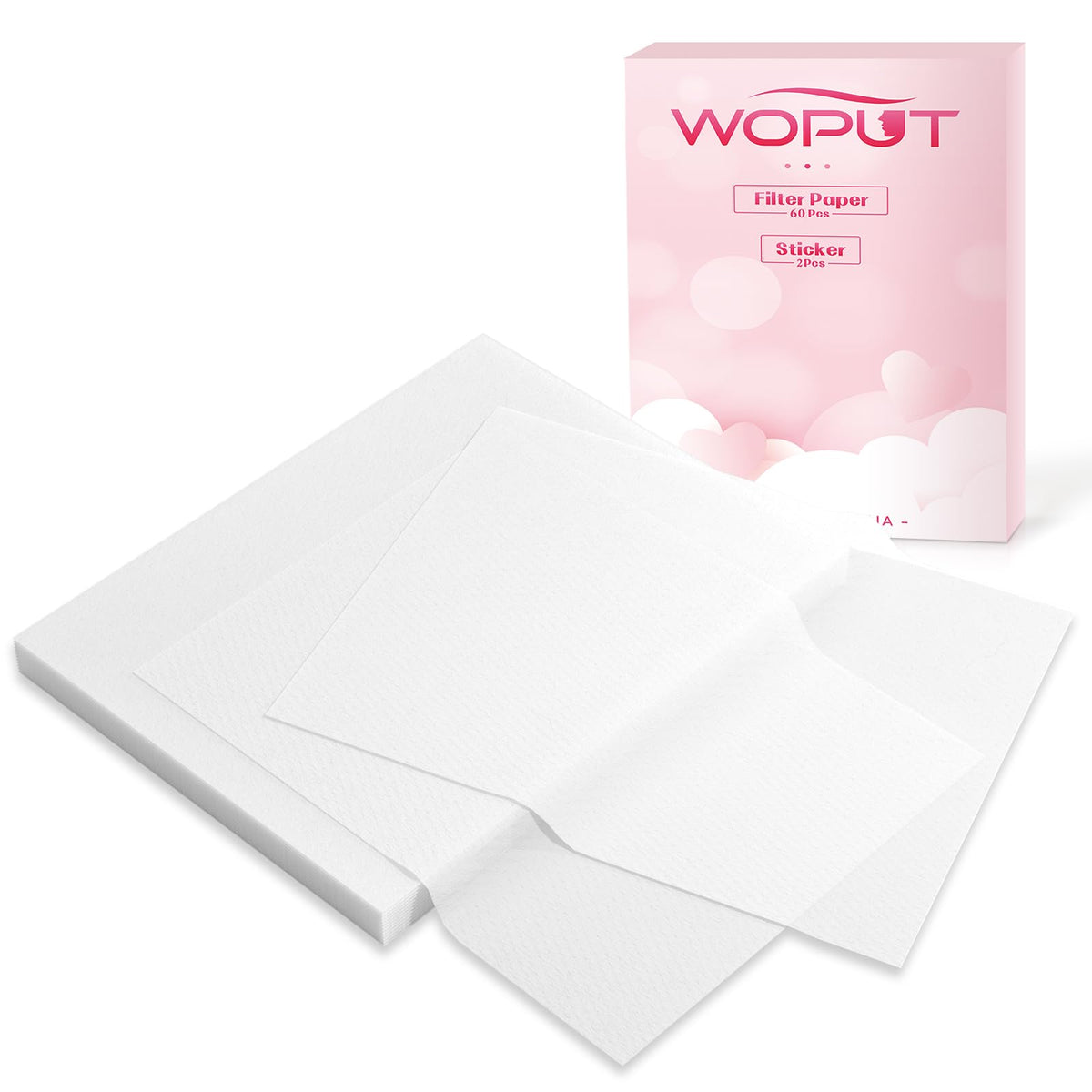 Woput papier filtrant jetable pour poussière d’ongles, filtration efficace et pratique.