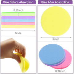 Éponges faciales WORFACE, couleurs variées pour personnaliser votre routine.