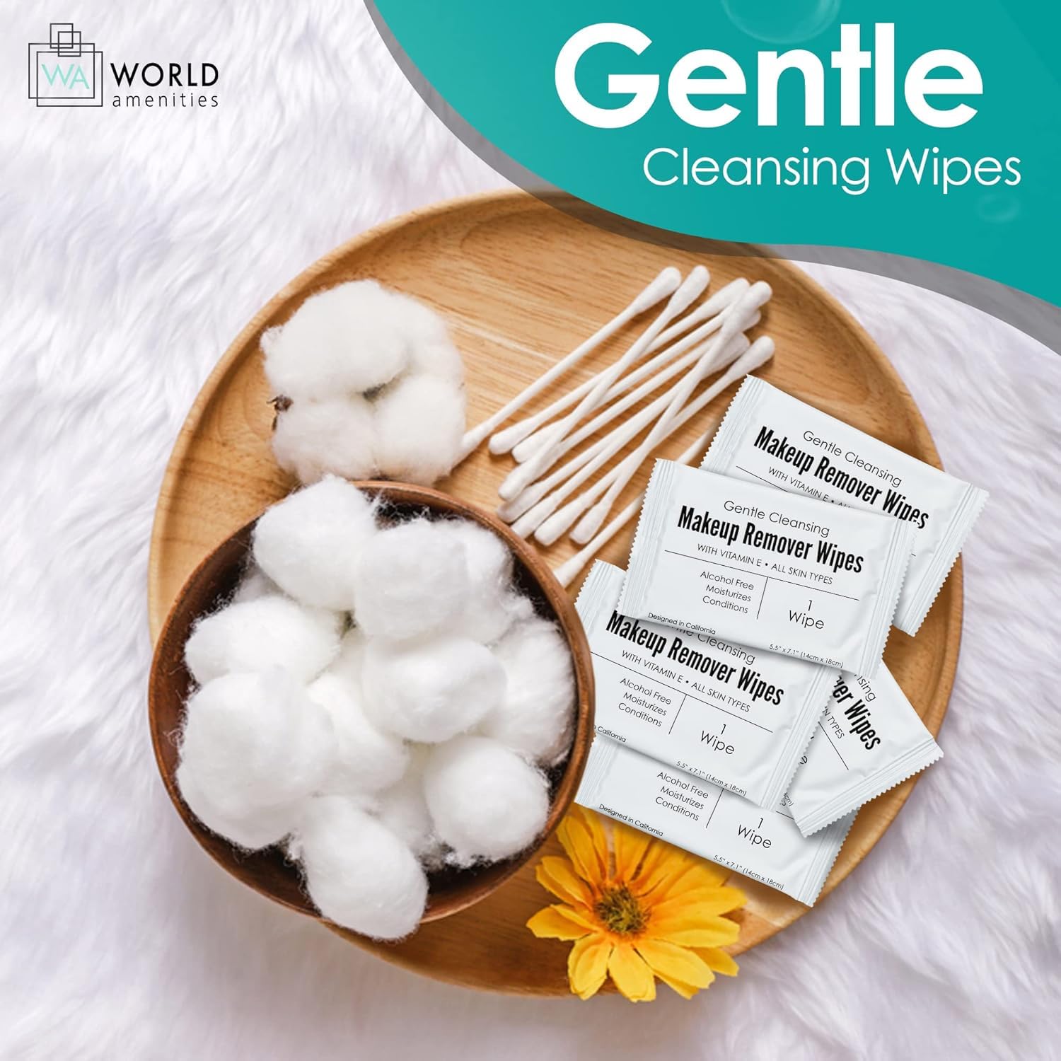 World Amenities sans cruauté animale et emballage recyclable pour chaque usage.