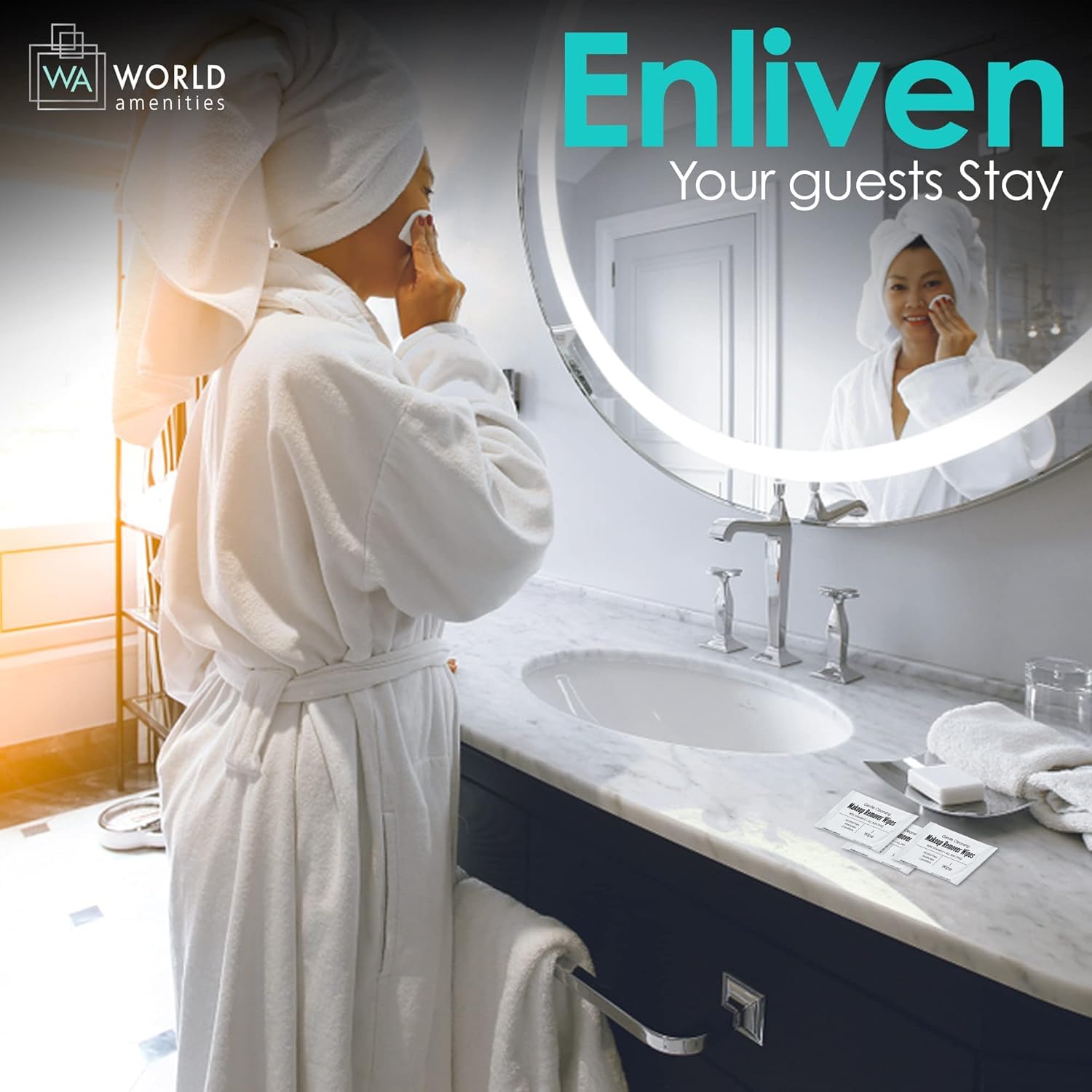 World Amenities format voyage pratique, idéale pour les déplacements et les soins.
