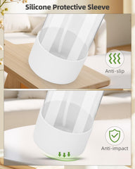 Worldgsb bouteille verre 8oz, ouverture large pour remplissage facile.