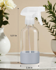 Worldgsb verre transparent 8 oz, niveau de liquide clairement visible.