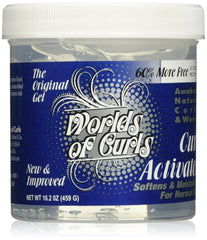Worlds Of Curls Activateur Boucles: définition marquée pour des boucles bien formées.
