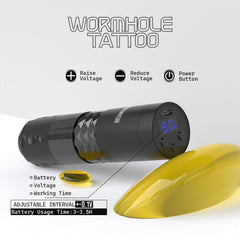 Flacons d'encre Wormhole Tattoo, dix coloris pour vos nuances