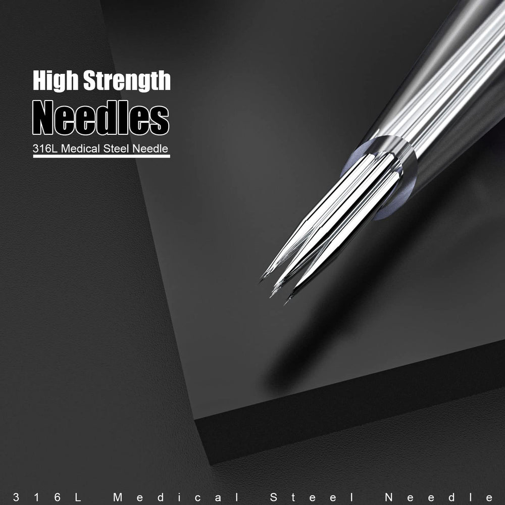 Cartouches Wormhole Tattoo en PVC et acier inoxydable, durables