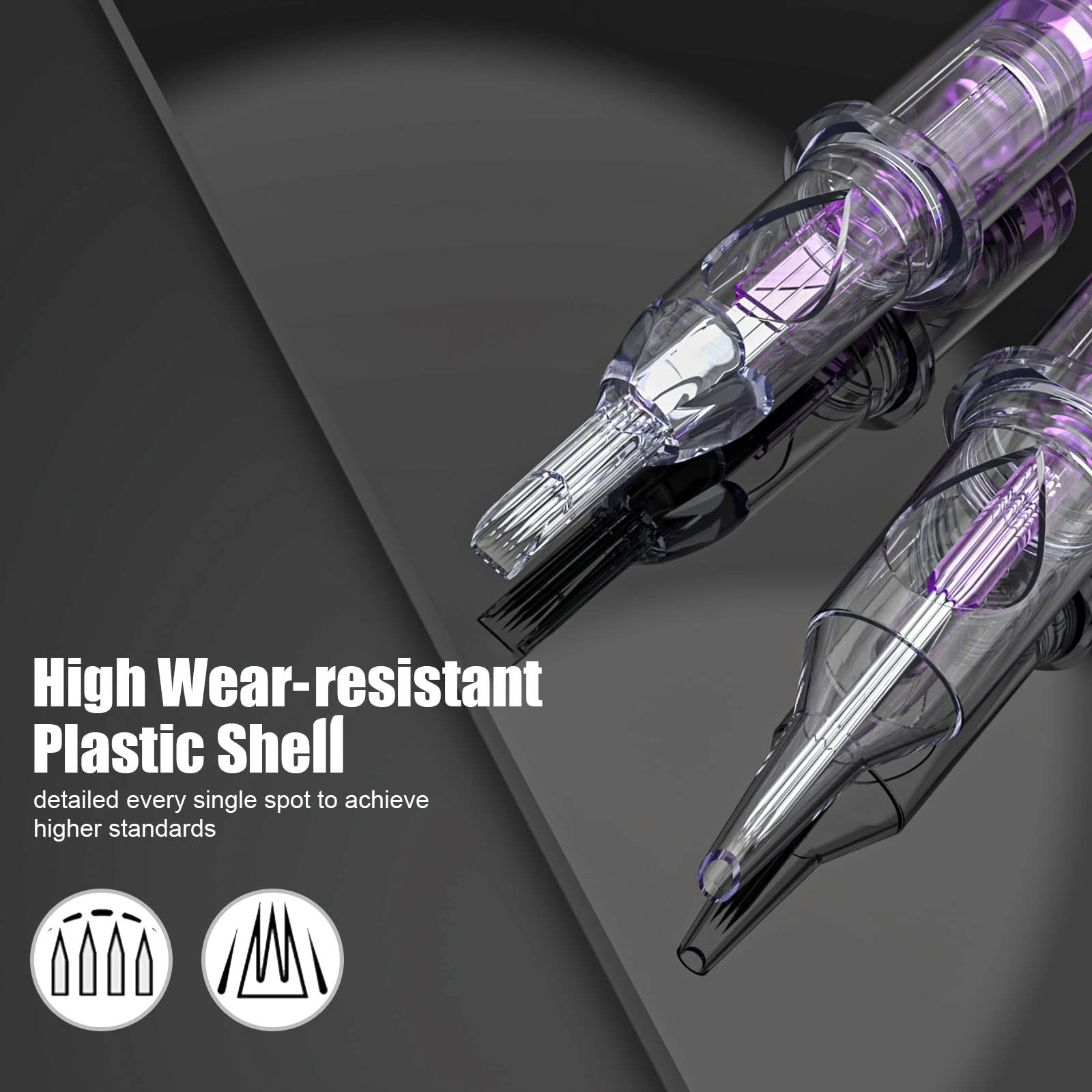 Aiguilles Wormhole Tattoo anti-retour: protection et propreté améliorées.