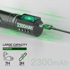 Batterie Wormhole 2300 mAh: autonomie prolongée pour des sessions sans interruption.