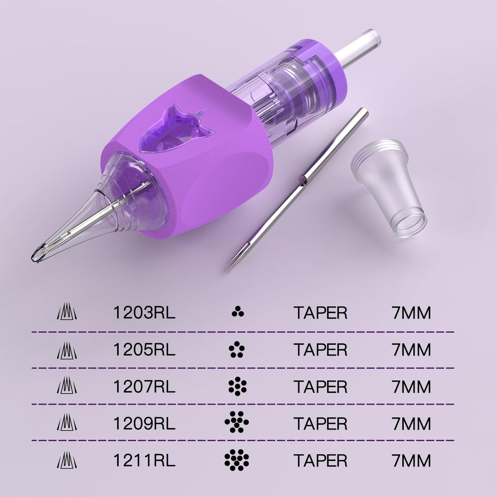 Wormhole Tattoo composants PVC et acier, qualité durable.