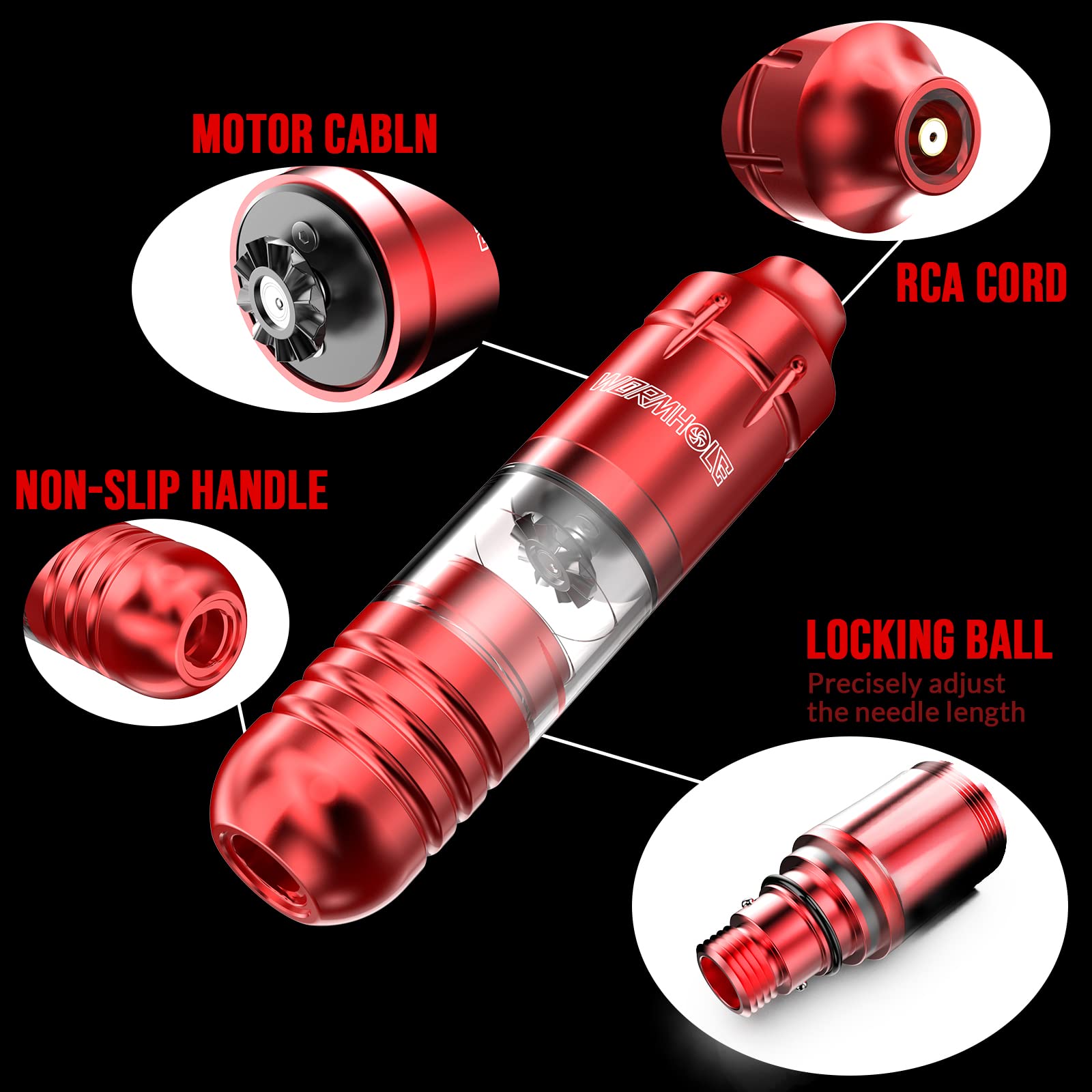 Wormhole Tattoo Moteur Mabuchi 24 mm, performance fiable.