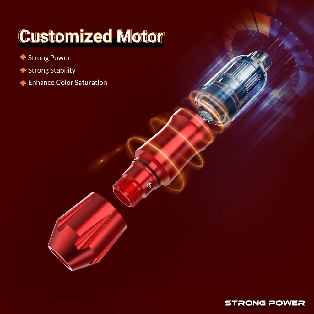 Câble RCA Wormhole Tattoo pour une connexion fiable entre machine et alimentation.