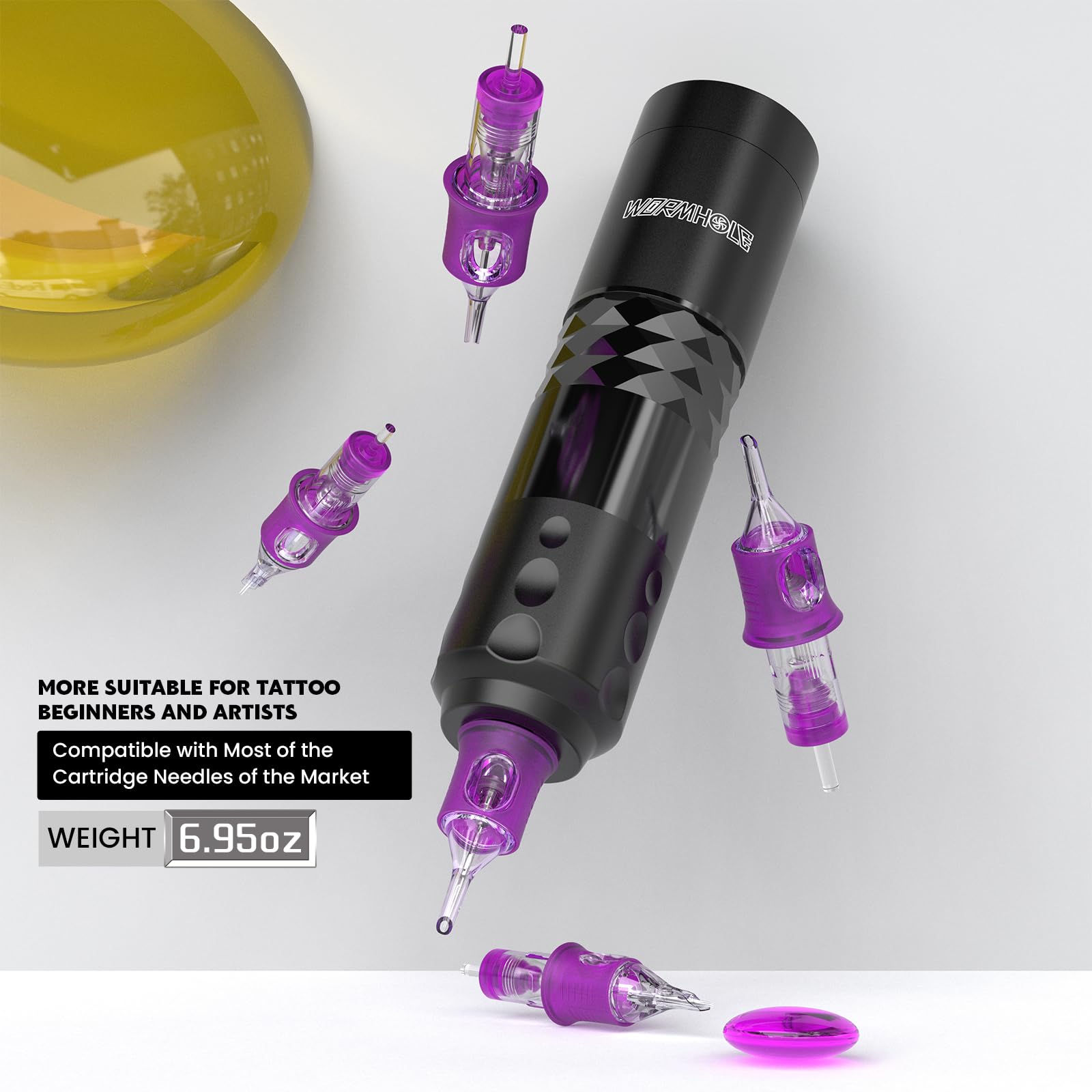 Service après-vente Wormhole Tattoo disponible 24h, assistance fiable