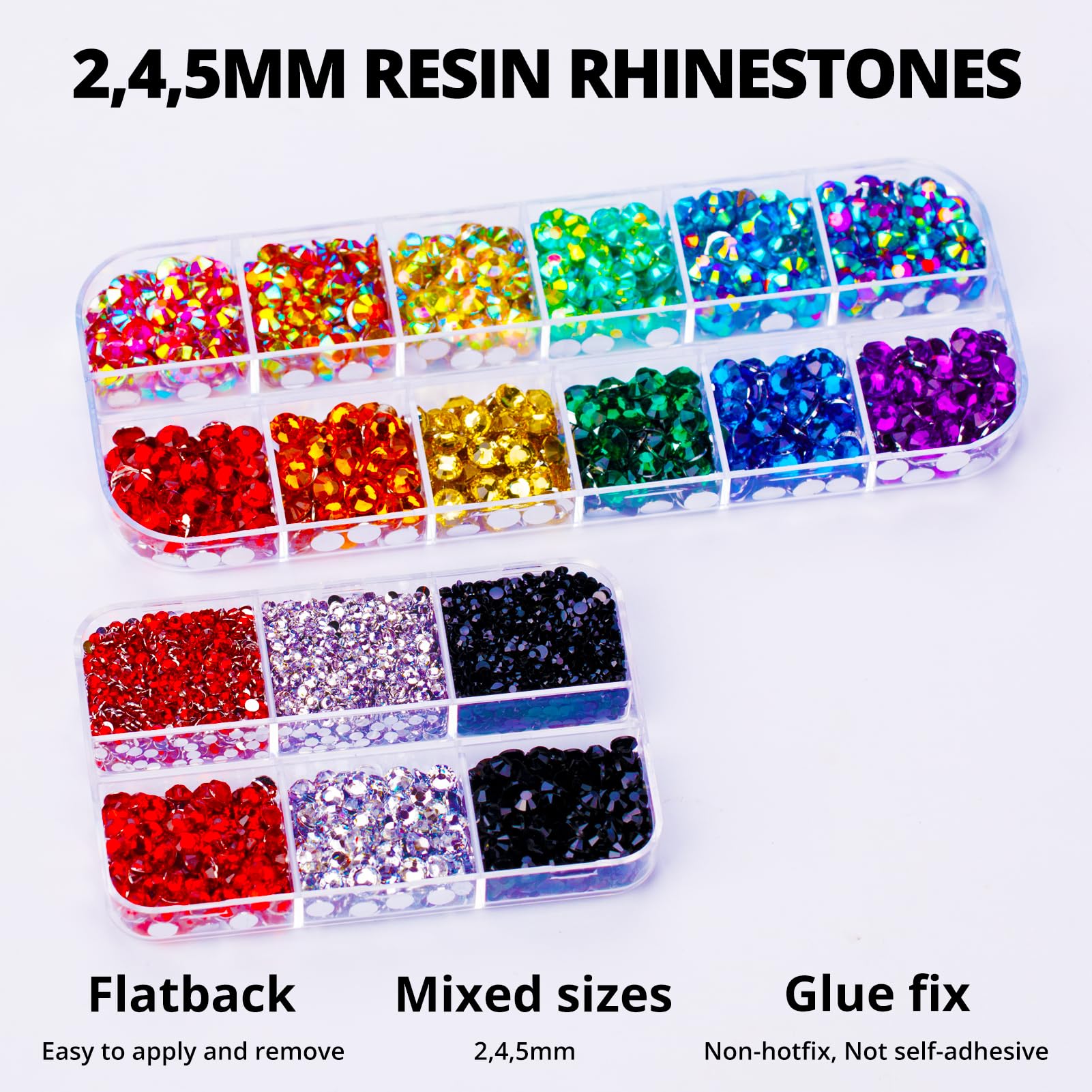 Worthofbest kit bedazzler avec strass multicolores pour personnaliser vêtements