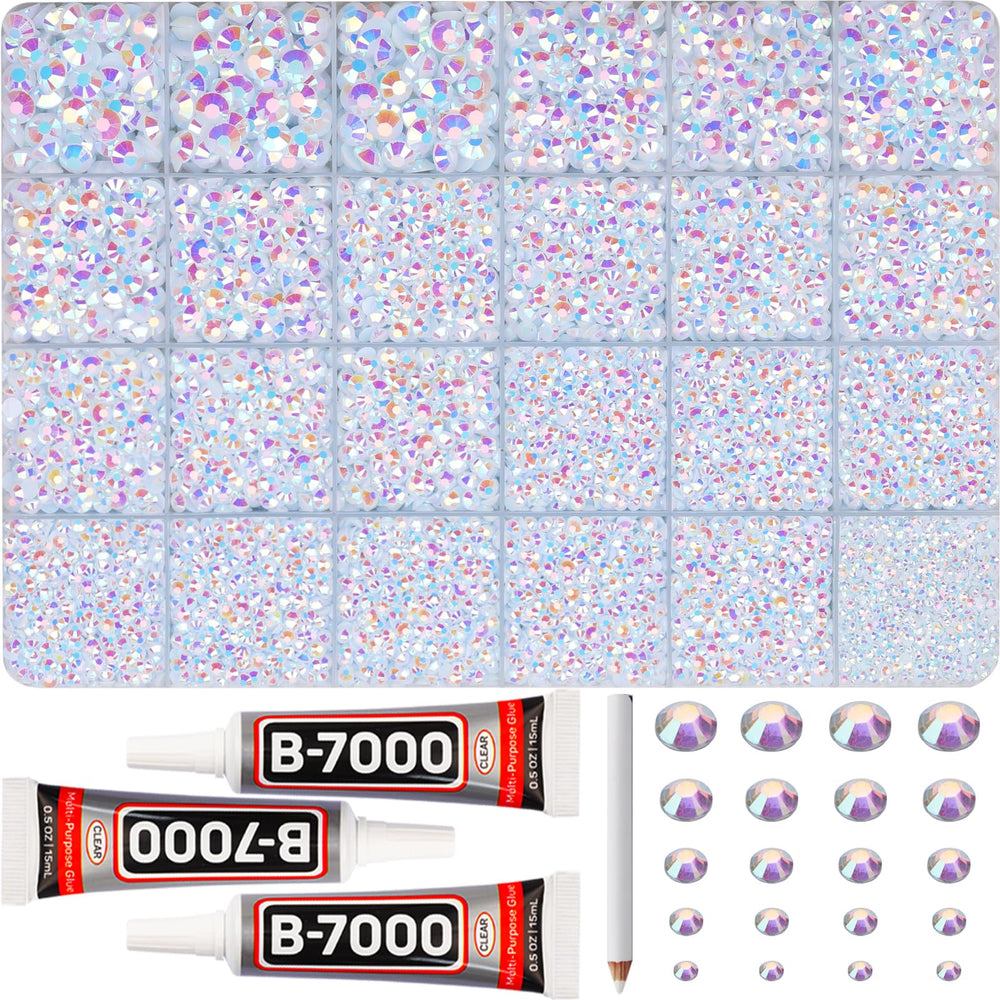 Worthofbest strass résine AB 2 mm – éclat durable pour vos projets créatifs.