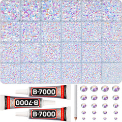 Worthofbest strass résine AB 2 mm – éclat durable pour vos projets créatifs.