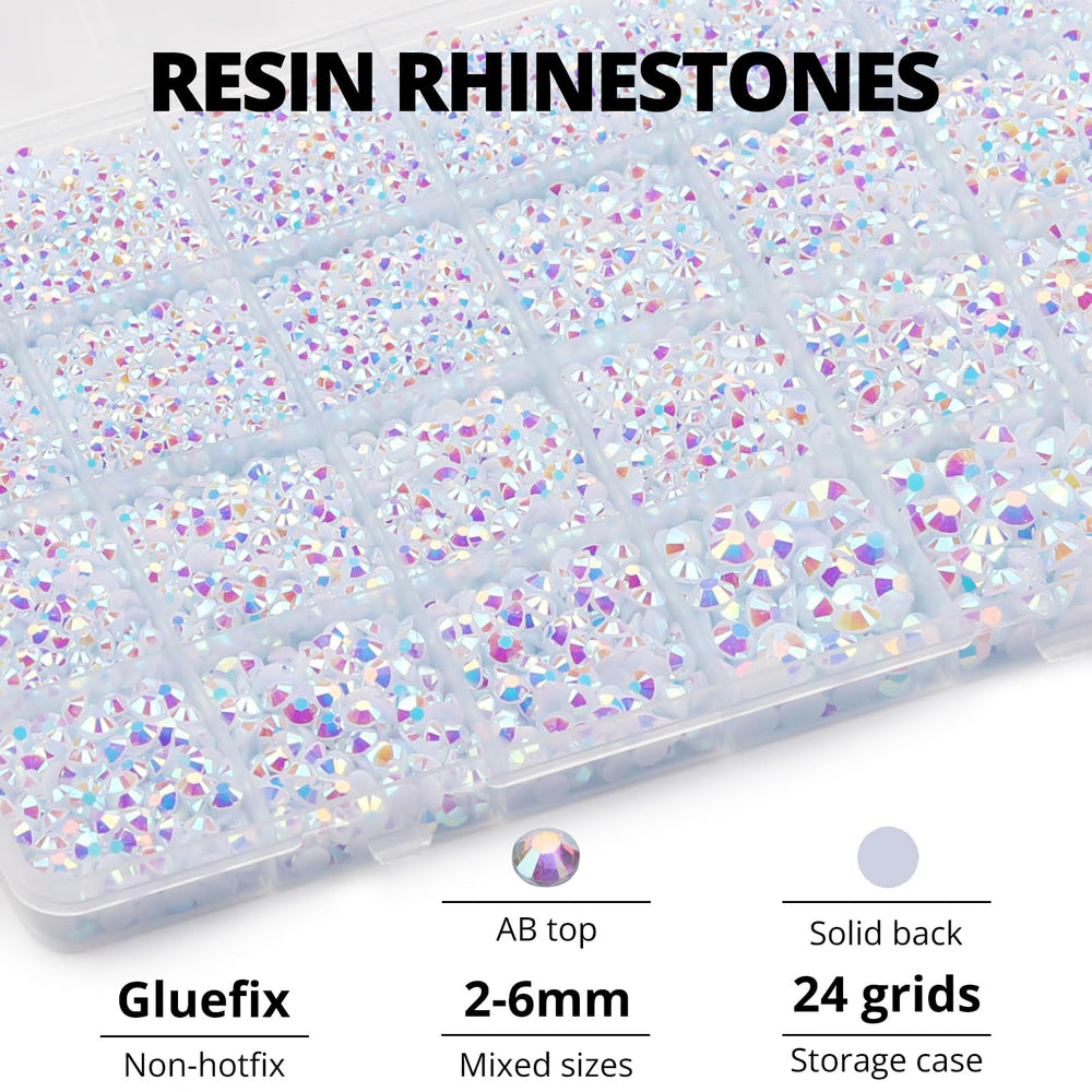 Worthofbest strass résine AB 4 mm – application facile sur textiles.