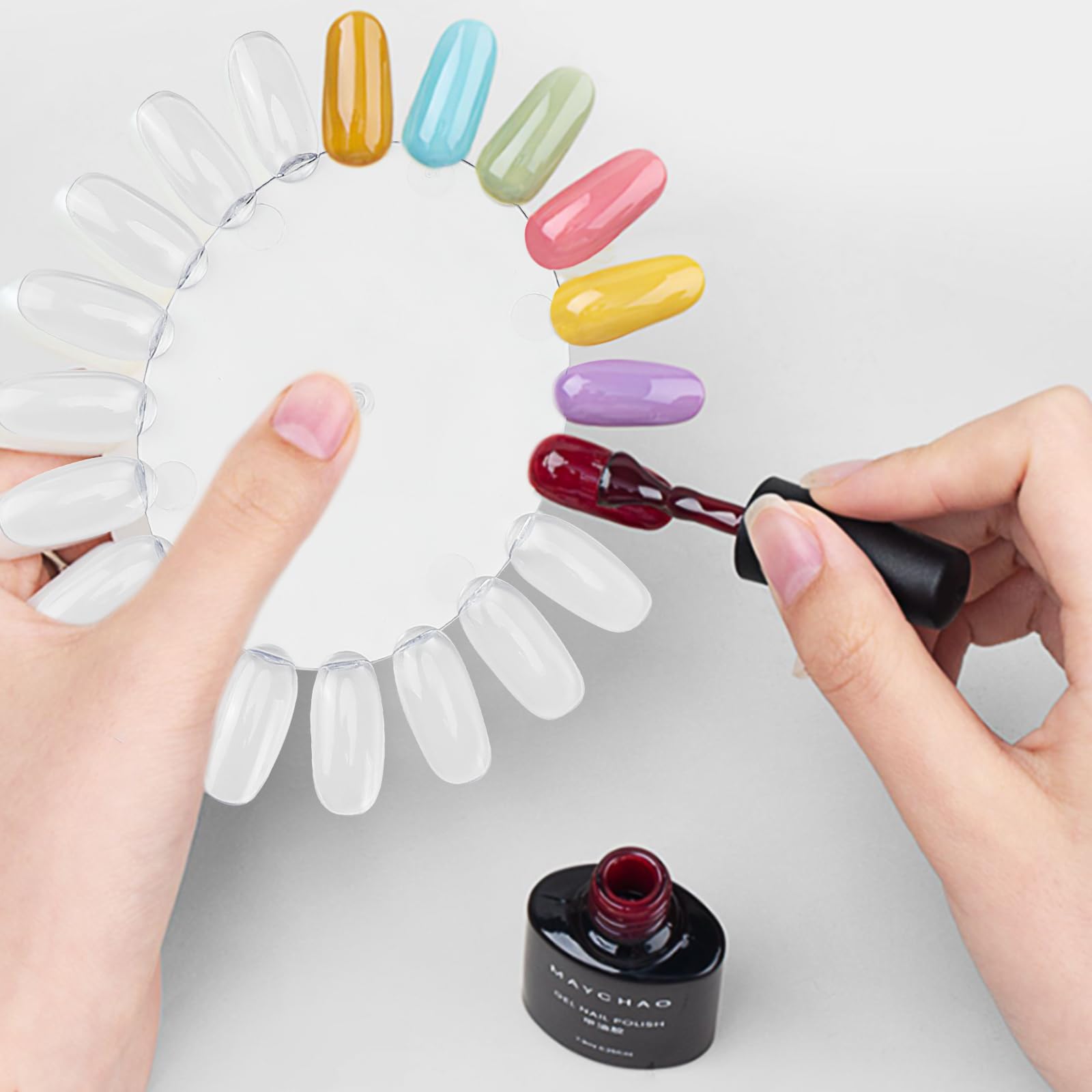 Worutuk outil-pratique-art-ongles : parfait pour apprentissage et pratique à domicile.