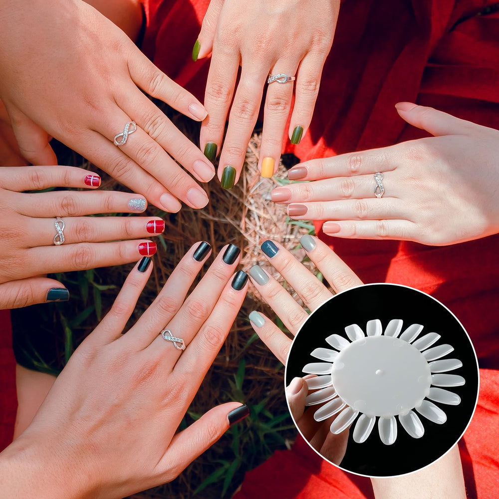 Worutuk palette-echantillons-ongles : idéal pour tester mélanges et motifs.