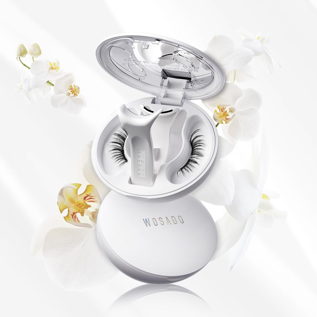 Cils magnétiques WOSADO Orchid 22 mm avec applicateur pour une pose facile et rapide.