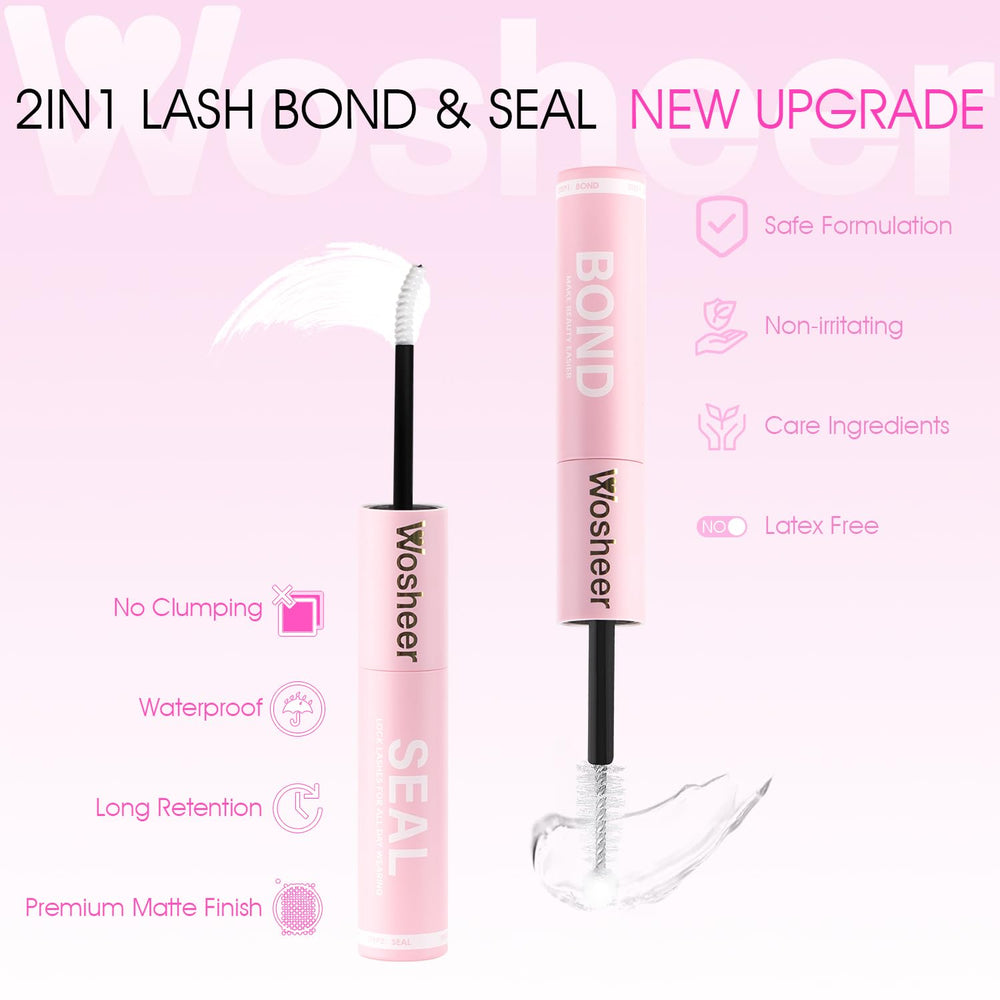 WOSHEER bond-spirale: applicateur blanc pour un traçage uniforme des cils.