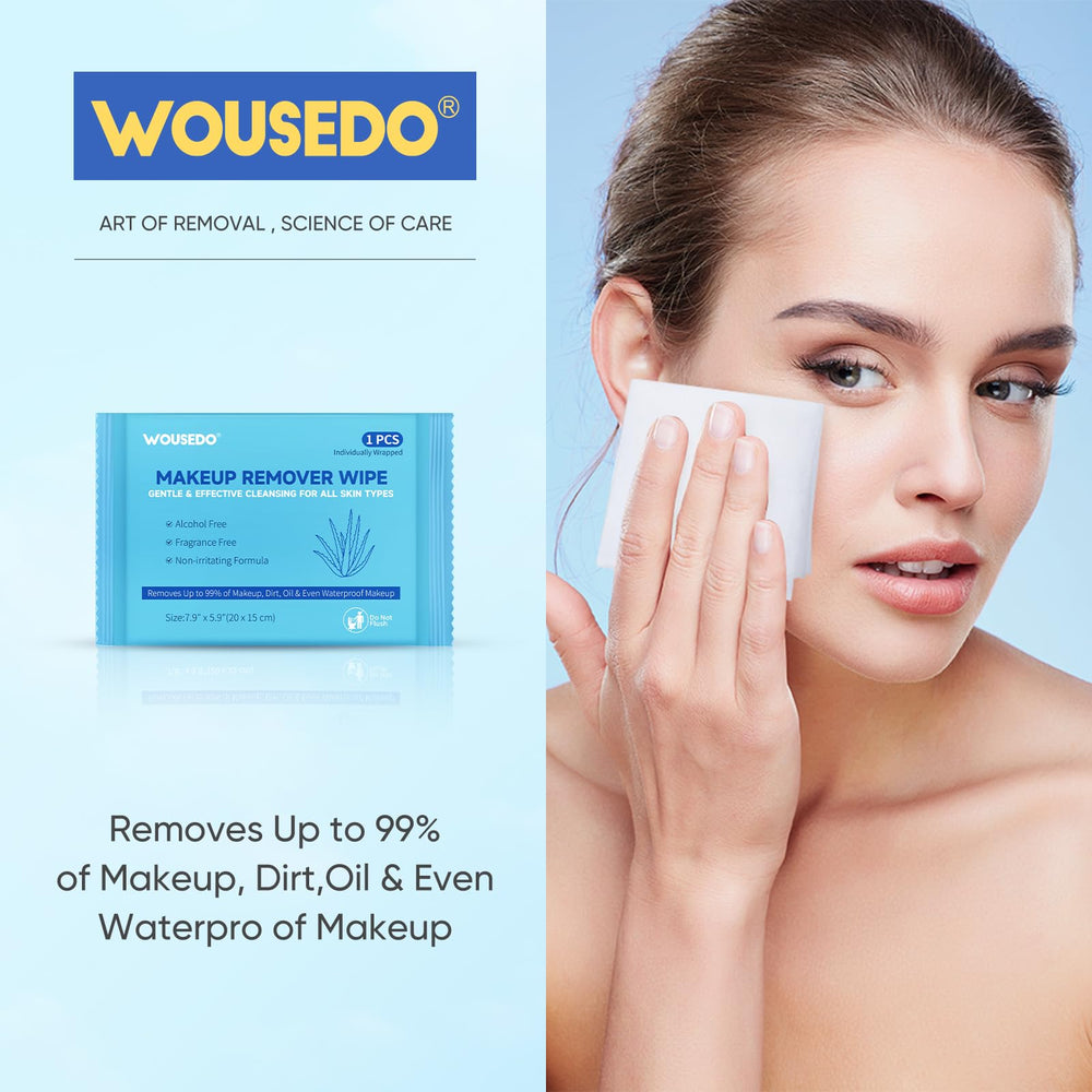 WOUSEDO individually wrapped wipes ensure freshness and on-the-go hygiene.