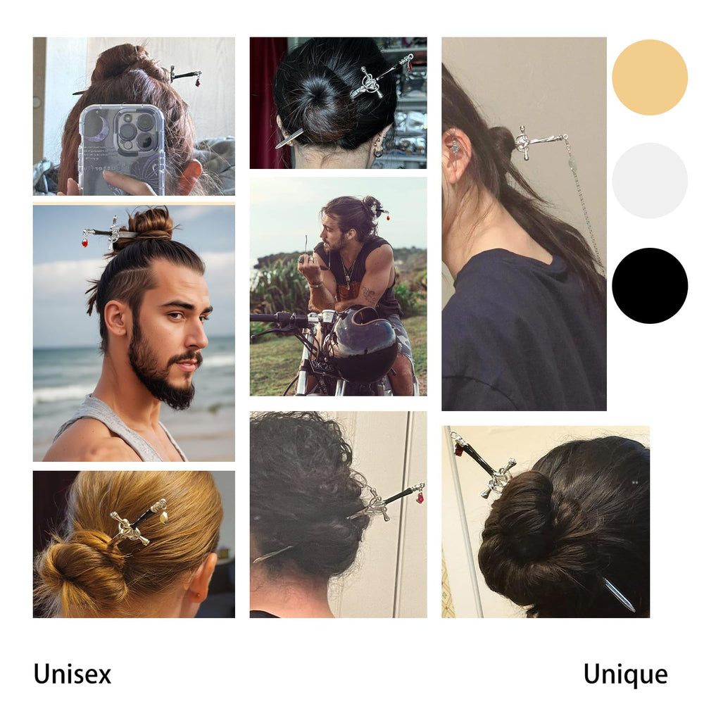 WOVOWOVO accessoire-cheveux epee-costume illumine une tenue thématique.