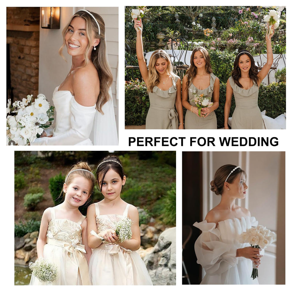 Accessoires cheveux perles mariage WOVOWOVO parfait pour demoiselles d'honneur