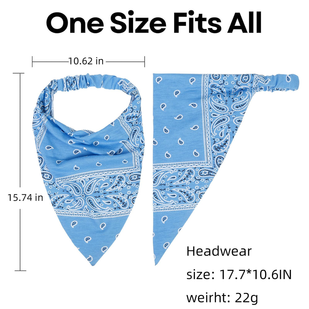Bandeau triangulaire WOVOWOVO gris clair, léger et confortable toute la journée.