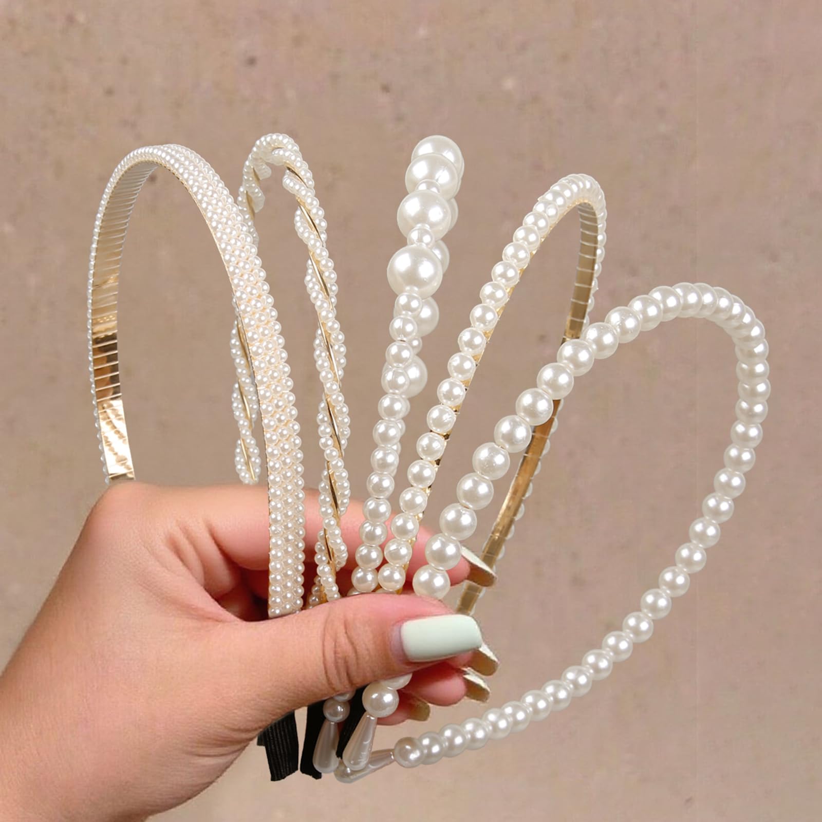Bandeaux WOVOWOVO ensemble 5 perles pour varier vos looks
